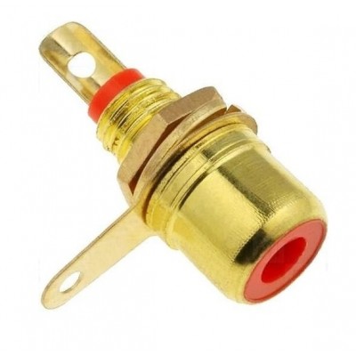 BASE RCA HEMBRA DORADA PARA...