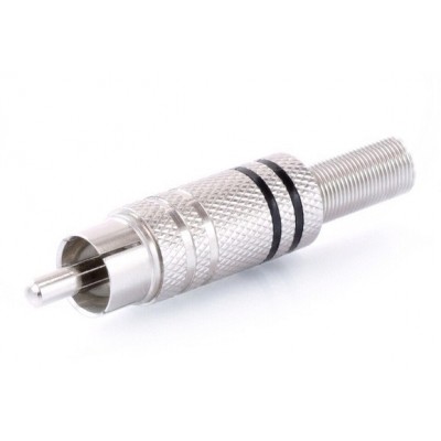 CONECTOR RCA MACHO METALICO...