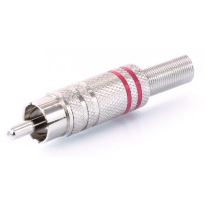 CONECTOR RCA MACHO METALICO...