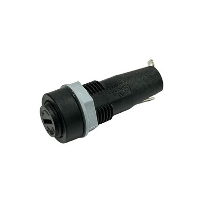 PORTAFUSIBLE 5X20 ROSCA 6.3A