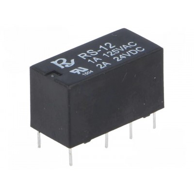 RELE MINIATURA 12V 1A 2CC PCB