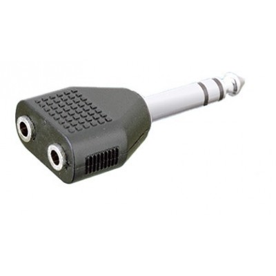 ADAPTADOR ESTEREO 6.3-DOBLE...