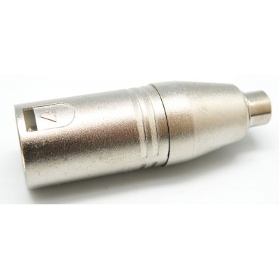 ADAPTADOR XLR-M A RCA HEMBRA