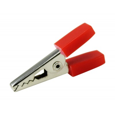PINZA COCODRILO MINI ROJA 36mm