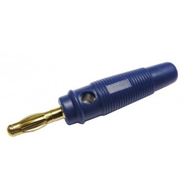 BANANA 4mm AZUL DE GOMA