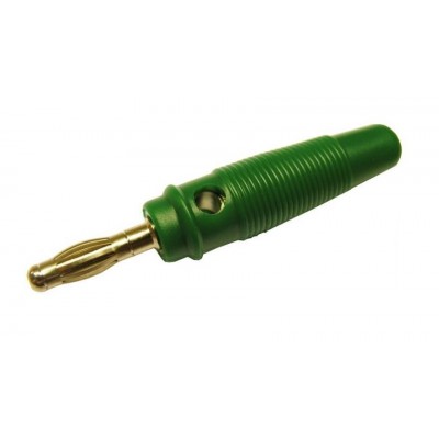 BANANA 4mm VERDE DE GOMA
