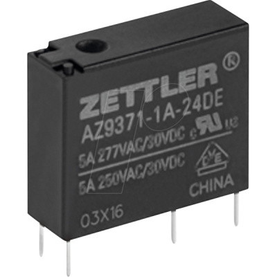 RELE 24V 10A/277V~ SPST-ON...