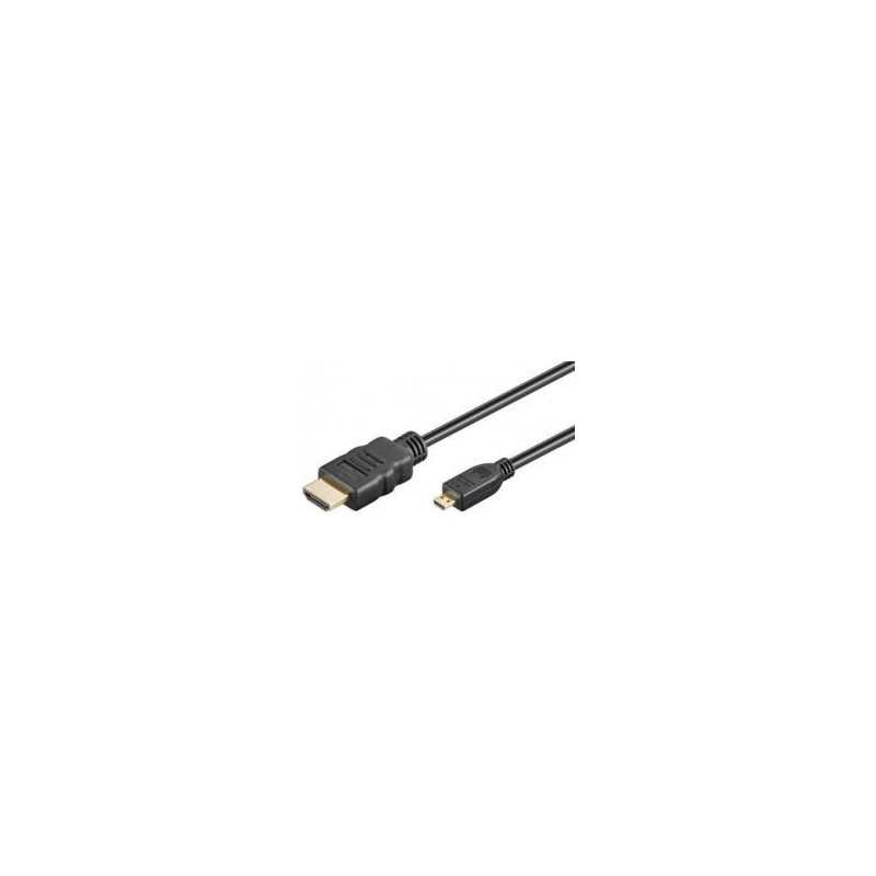 Cable extension HDMI macho a hembra 0.10 M Negro