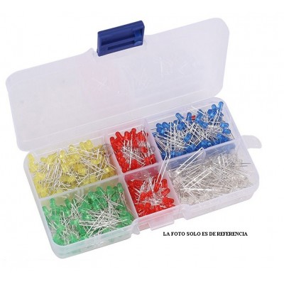 KIT 120 LEDS DIFUSOS DE 5mm...