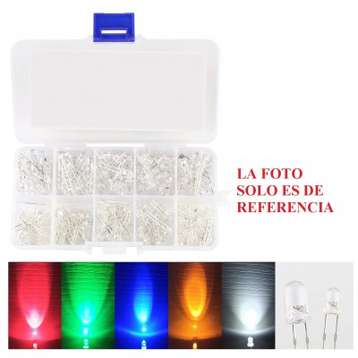 KIT 120 LEDS TRANSPARENTES...