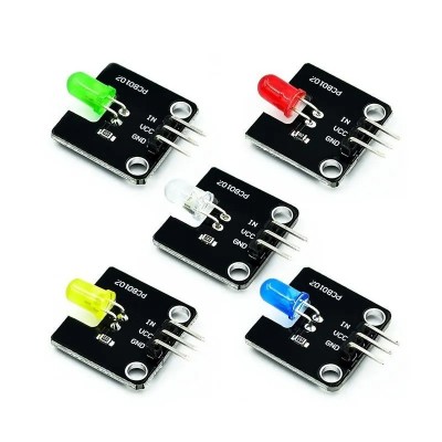 MODULO LED 5mm 3V...5V  1mA...