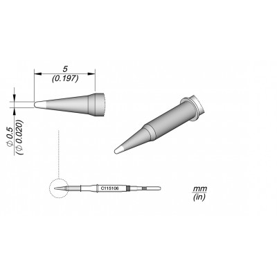 CONICAL CARTRIDGE D0.5