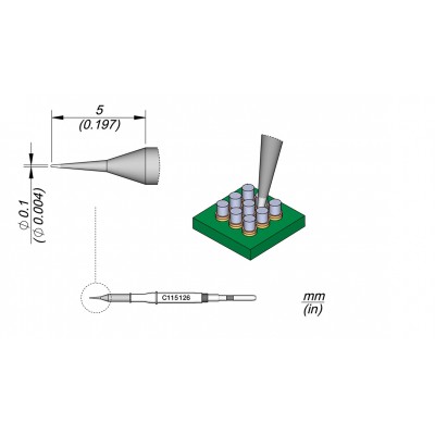 CONICAL CARTRIDGE D0.1