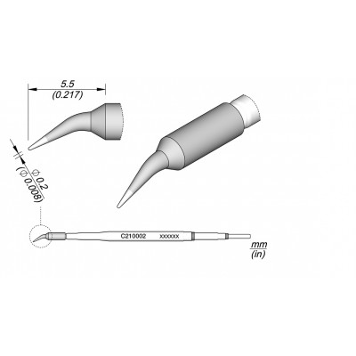 CONICAL BENT CARTRIDGE 0.2