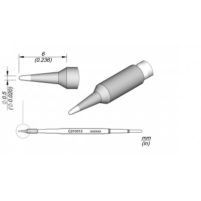 CONICAL CARTRIDGE 0.5