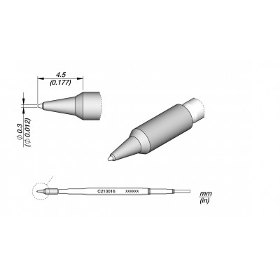 CONICAL CARTRIDGE 0.3