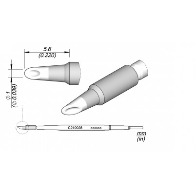 SPOON CARTRIDGE 1MM