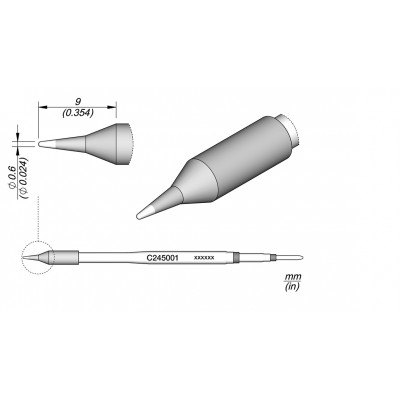 Conical Cartridge Ø 0.6