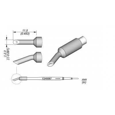 SPOON CARTRIDGE 2.3MM