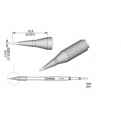 CONICAL CARTRIDGE 0.5