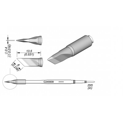 KNIFE CARTRIDGE 6 X 0.4