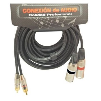 CABLE AUDIO 2 RCA MACHO - 2...