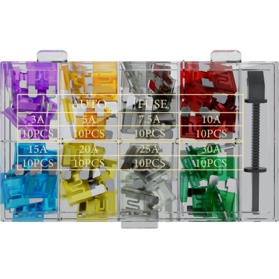 KIT 81 FUSIBLES AUTO 3-30A