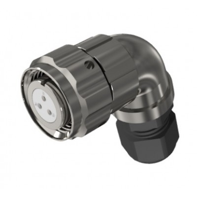 CONECTOR HEMBRA AEREO CODO...