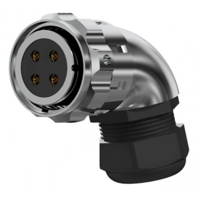 CONECTOR HEMBRA AEREO CODO...