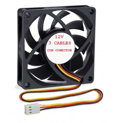 VENTILADOR 12V 60x60x10mm...