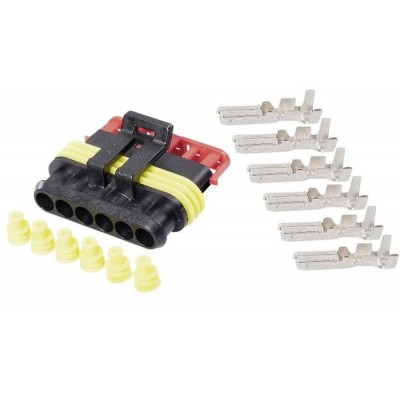 CONECTOR 6 VIAS HEMBRA...