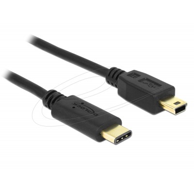 CABLE USB-C / MINI USB 1MTS
