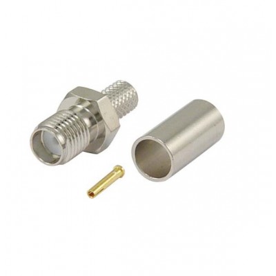 CONECTOR SMA HEMBRA CRIMPAR...