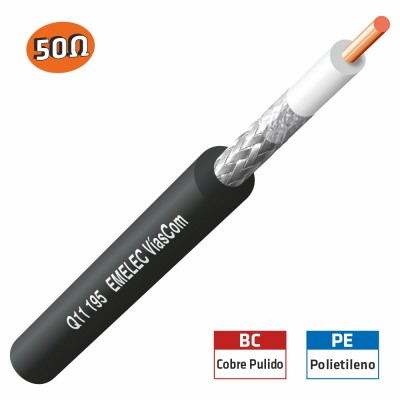 100M. CABLE COAXIAL DE 50Ω...