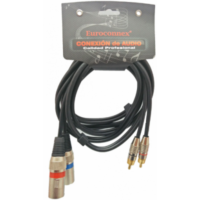Cable 2mts 2xRCA / 2x XLR...