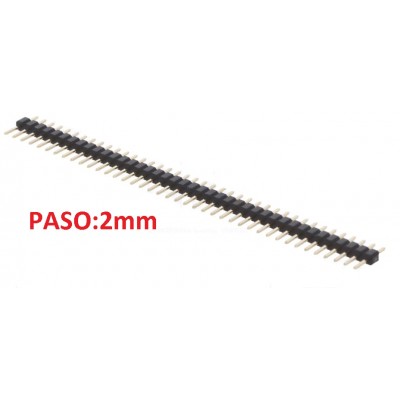 TIRA 40 PINS MACHO PASO 2.0mm