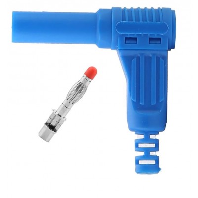 BANANA AZUL 4mm ACODADA 32A...