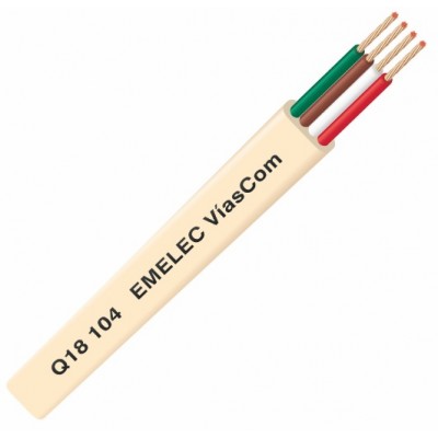 100M CABLE TELEF.4 VIAS MARFIL