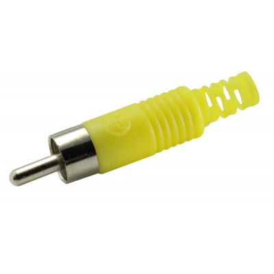 CONECTOR MACHO RCA AMARILLO...