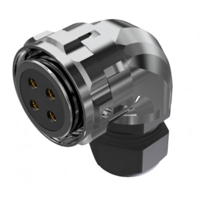 CONECTOR HEMBRA AEREO CODO...